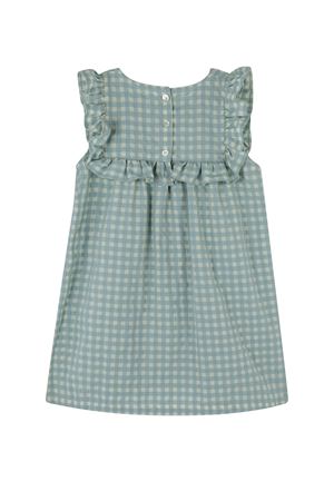 Aqua and ivory Vichy dress BABE & TESS KIDS | 01418029153